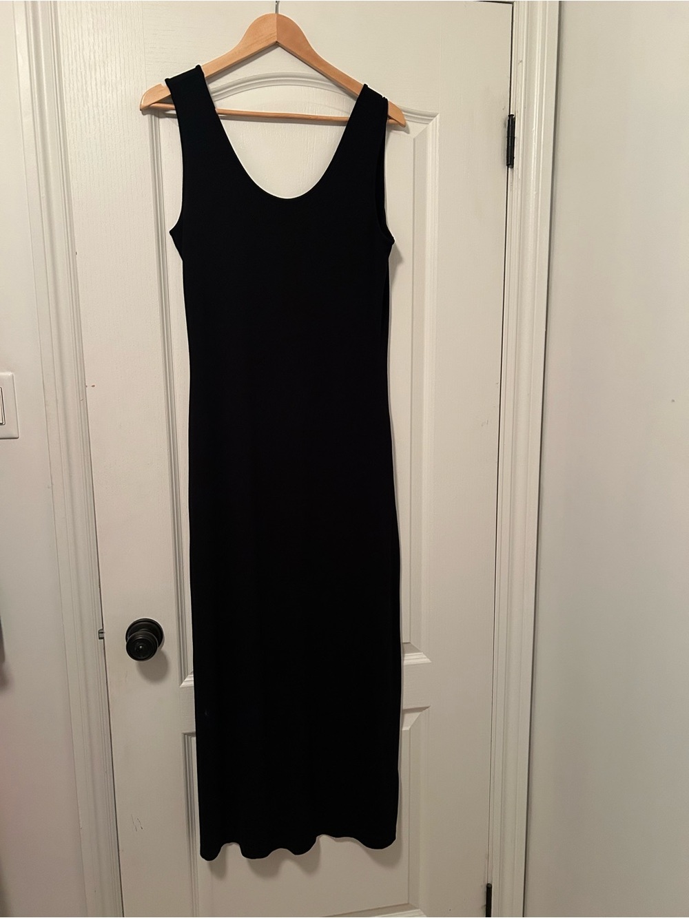 Mario Serrani Black Tank-Style Scoop Maxi Dress
